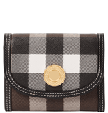  Ví Nữ Burberry Small Check Folding Wallet 'Brown' 