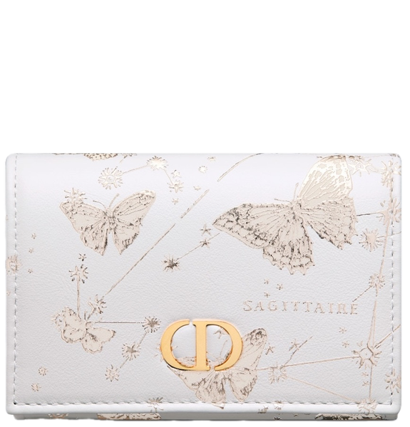  Ví Nữ Dior Caro Xs Wallet 'White Gold-tone' 