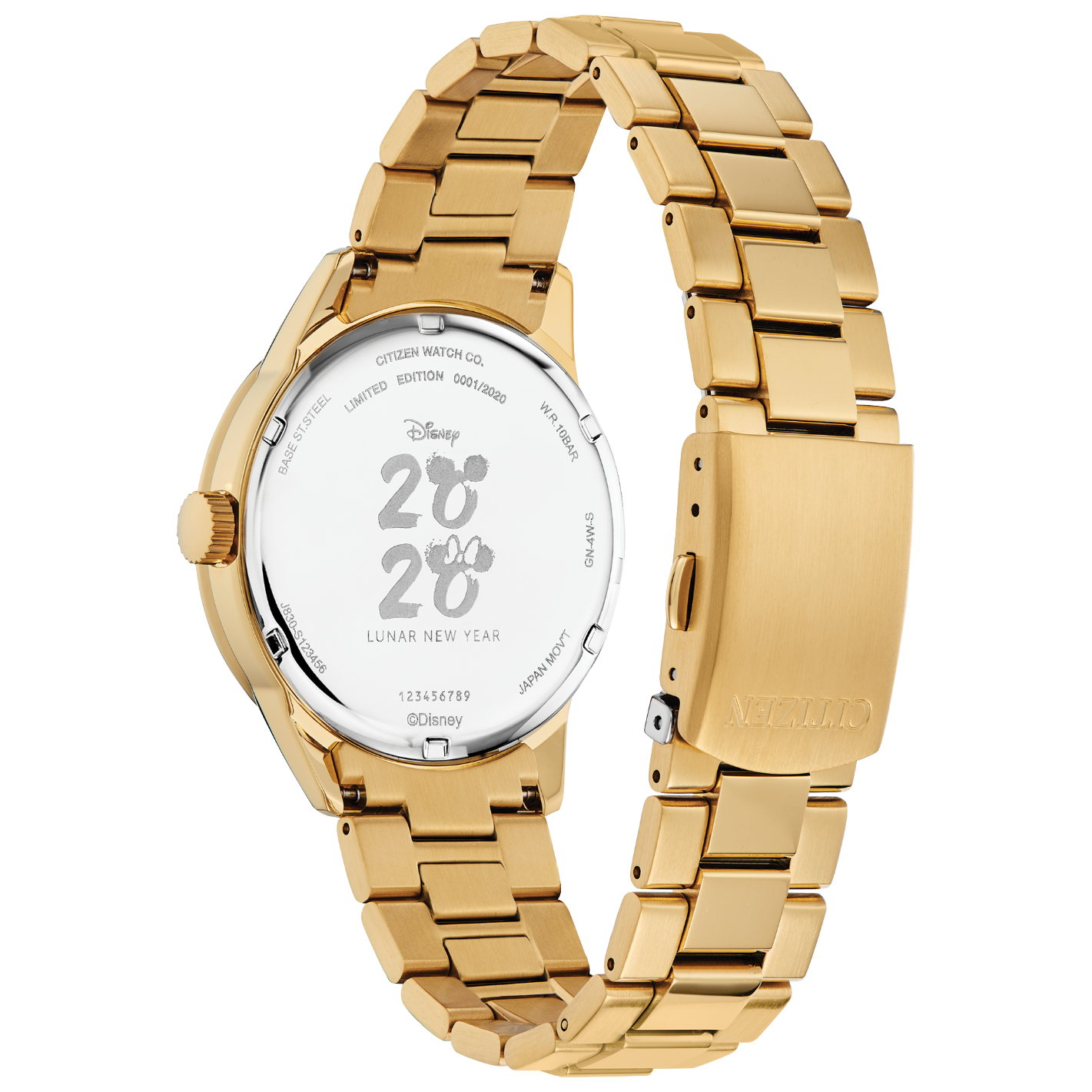  Đồng Hồ CITIZEN Disney Year of the Mouse Diamond Red Dial Unisex Watch 
