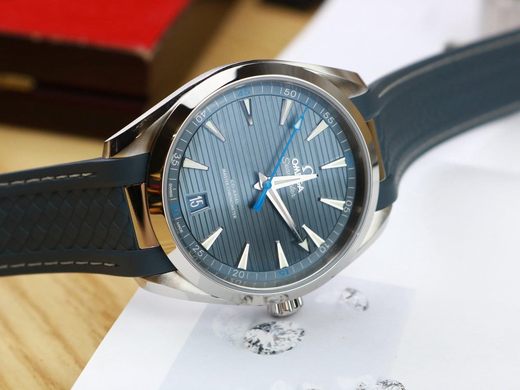  Đồng Hồ Nam OMEGA Seamaster Automatic 'Blue' Dial 