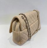  Túi Nữ Chanel Classic Flag 'Brown' 