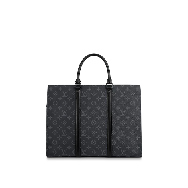  Túi Nam Louis Vuitton Sac Plat Horizontal Zippé 'Black' 