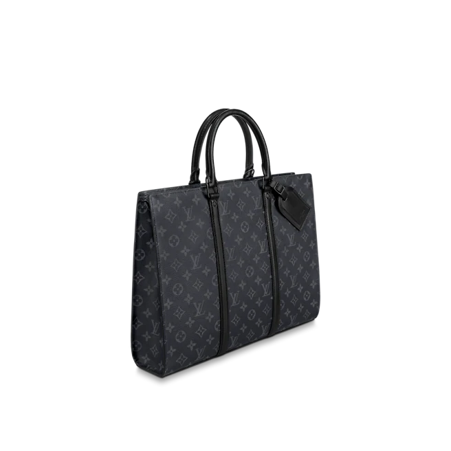  Túi Nam Louis Vuitton Sac Plat Horizontal Zippé 'Black' 