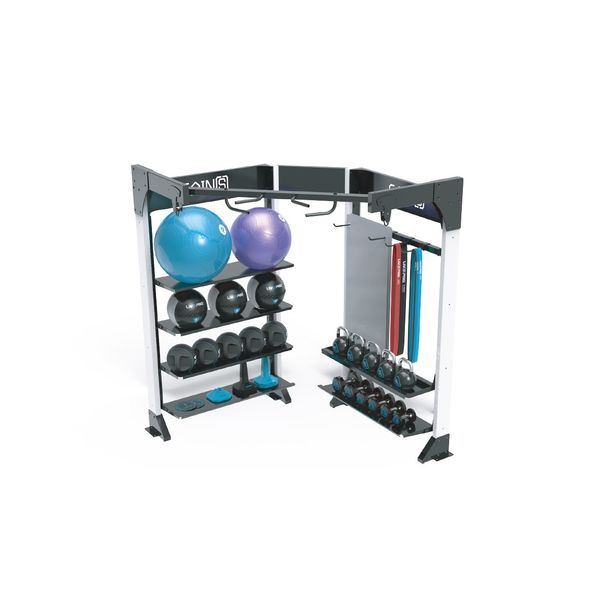 DOUBLE CORNER SUSPENSION STORAGE RACK
