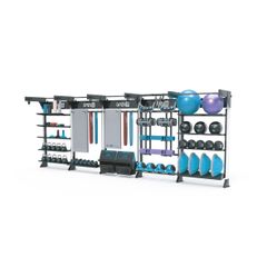 FIVE SUSPENSION STORAGE RACK