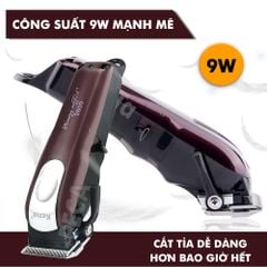 Tông đơ cắt tóc không dây Kemei KM-2600 chuyên nghiệp với pin Lithiumion siêu khủng có thể sử dụng cắm điện trực tiếp
