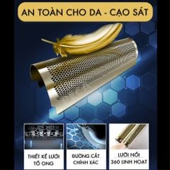 Máy cạo râu Kemei KM-2028 màn hình LCD thông minh 3 tốc độ cắt- có thể fade tóc - phân phối chính hãng