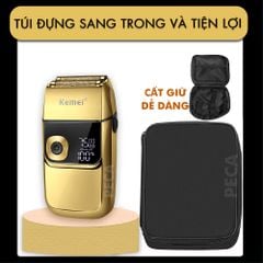 Máy cạo râu Kemei KM-2028 màn hình LCD thông minh 3 tốc độ cắt- có thể fade tóc - phân phối chính hãng