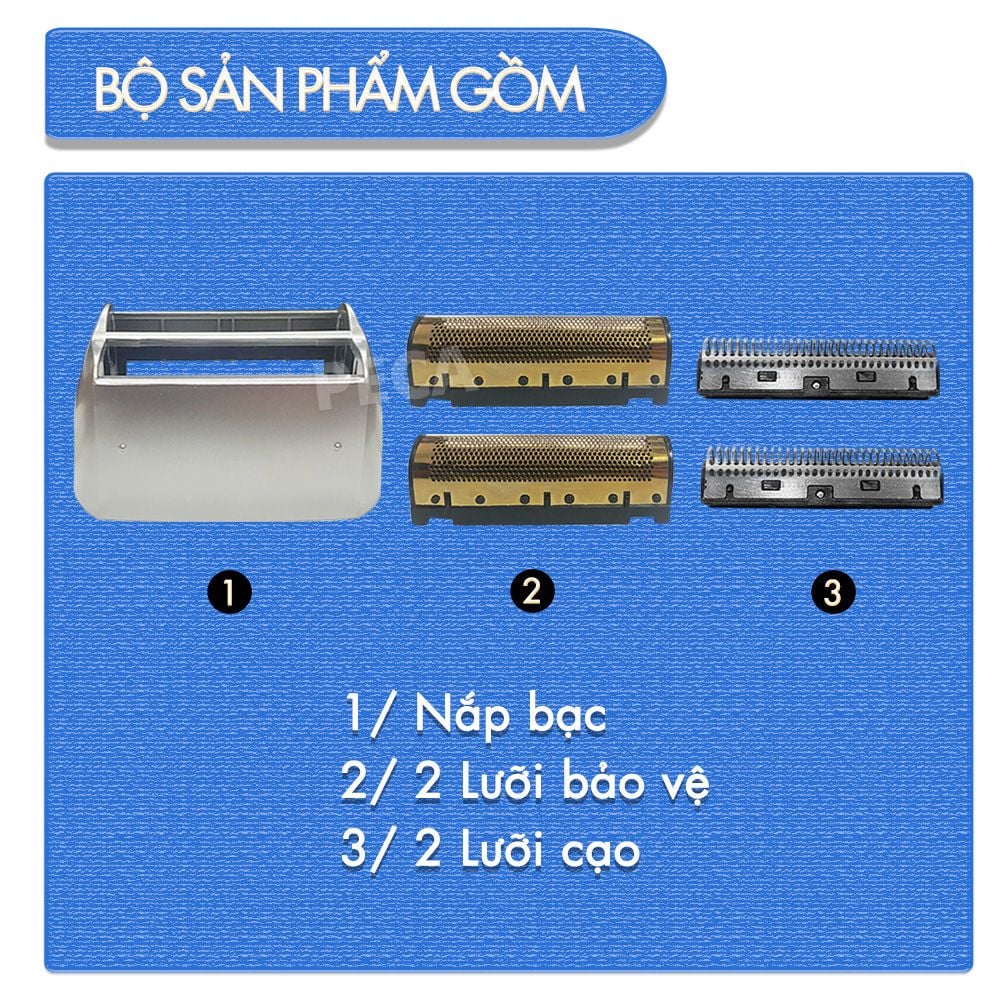 Lưỡi thay thế máy cạo râu Kemei KM-2026 dùng cho máy sản xuất từ năm 2024 trở lên - Chính hãng