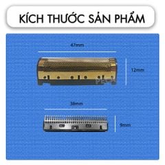 Lưỡi thay thế máy cạo râu Kemei KM-2026 dùng cho máy sản xuất từ năm 2024 trở lên - Chính hãng