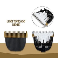 Bộ lưỡi tông đơ thay thế cho các dòng tông đơ Kemei KM-1086, KM-27C, KM-1085, lưỡi sứ không gỉ an toàn dễ tháo lắp