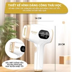 Máy triệt lông toàn thân Kemei KM-7106 công nghệ triệt lạnh IPL thế hệ mới an toàn - Chính hãng