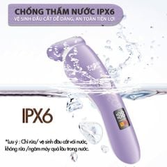 Máy tẩy lông Kemei KM-1539 chuyên dùng cạo lông toàn thân, bikini sử dụng pin sạc tiện lợi - Chính hãng