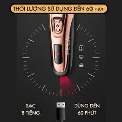 Máy cạo râu đa năng 3IN1 Kemei KM-1429 có thể cạo râu, cắt tóc, tỉa lông mũi, cạo khô và ướt, máy cạo râu chính hãng