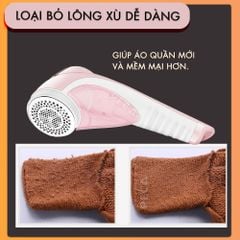 Máy cắt lông xù quần áo không dây Kemei KM-1905 cắt lông xù nhiều loại vải, công suất 9w mạnh mẽ.. - Phân phối chính hãng