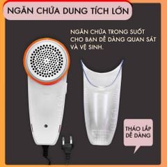 Máy cắt lông xù quần áo không dây Kemei KM-241 cắt lông xù nhiều loại vải.. - Phân phối chính hãng