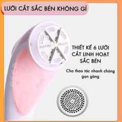 Máy cắt lông xù quần áo không dây Kemei KM-1905 cắt lông xù nhiều loại vải, công suất 9w mạnh mẽ.. - Phân phối chính hãng