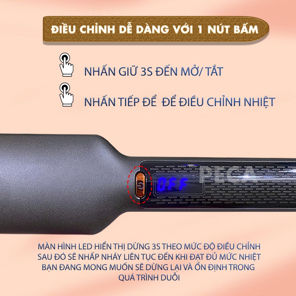Máy duỗi tóc Kemei KM-3137 bảng nhiệt lớn 5 cm, điều chỉnh 11 mức nhiệt sử dụng được cho mọi loại tóc thích hợp sử dụng salon - Hàng chính hãng