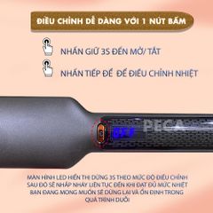 Máy duỗi tóc Kemei KM-3137 bảng nhiệt lớn 5 cm, điều chỉnh 11 mức nhiệt sử dụng được cho mọi loại tóc thích hợp sử dụng salon - Hàng chính hãng