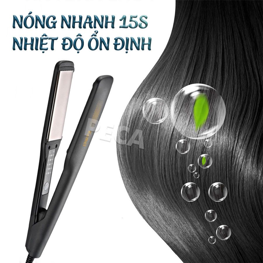 Máy duỗi tóc Kemei KM-2518 điều chỉnh 5 mức nhiệt sử dụng được cho mọi loại tóc