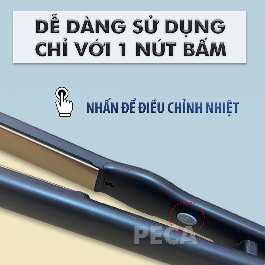 Máy duỗi tóc cao cấp Kemei KM-2513 điều chỉnh 4 mức nhiệt phù hợp sử dụng với mọi tình trạng tóc