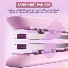 Máy duỗi tóc Kemei KM-3142 điều chỉnh 10 mức nhiệt sử dụng được cho mọi loại tóc - Hàng chính hãng