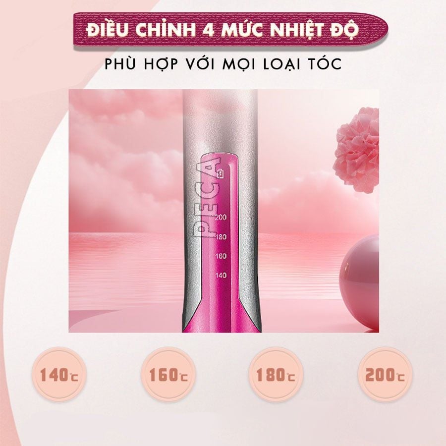 Máy duỗi tóc không dây Kemei KM-555 chuyên nghiệp điều chỉnh 4 mức nhiệt độ phù hợp sử dụng mọi loại tóc - Hàng chính hãng
