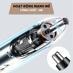 Máy tỉa lông mũi Kemei KM-323 dùng pin sạc USB tiện lợi - Hàng chính hãng