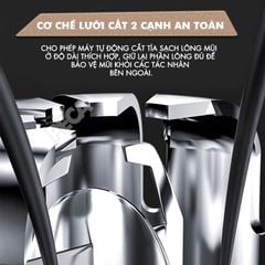 Máy tỉa lông mũi Kemei KM-323 dùng pin sạc USB tiện lợi - Hàng chính hãng