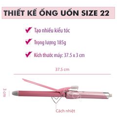 Máy uốn tóc KEMEI KM-219 cao cấp điều chỉnh 2 mức nhiệt độ