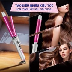 Máy uốn tóc cao cấp Kemei KM-2303 điều 13 mức nhiệt chỉnh nhiệt độ phù hợp với mọi loại tóc công suất mạnh mẽ- Chính hãng