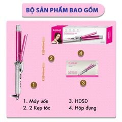 Máy uốn tóc cao cấp Kemei KM-2303 điều 13 mức nhiệt chỉnh nhiệt độ phù hợp với mọi loại tóc công suất mạnh mẽ- Chính hãng