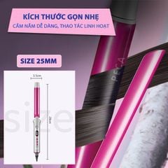 Máy uốn tóc cao cấp Kemei KM-2303 điều 13 mức nhiệt chỉnh nhiệt độ phù hợp với mọi loại tóc công suất mạnh mẽ- Chính hãng