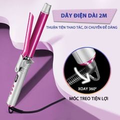 Máy uốn tóc cao cấp Kemei KM-2303 điều 13 mức nhiệt chỉnh nhiệt độ phù hợp với mọi loại tóc công suất mạnh mẽ- Chính hãng