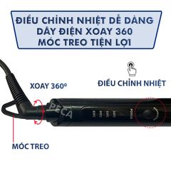 Máy uốn tóc Kemei KM-9942 điều chỉnh 4 mức nhiệt độ dây điện xoay 360 độ phù hợp sử dụng mọi loại tóc