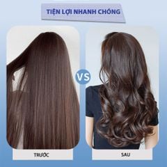 Máy uốn tóc xoay tự động Kemei KM-2063 điều chỉnh 12 mức nhiệt độ phù hợp với mọi loại tóc - Chính hãng