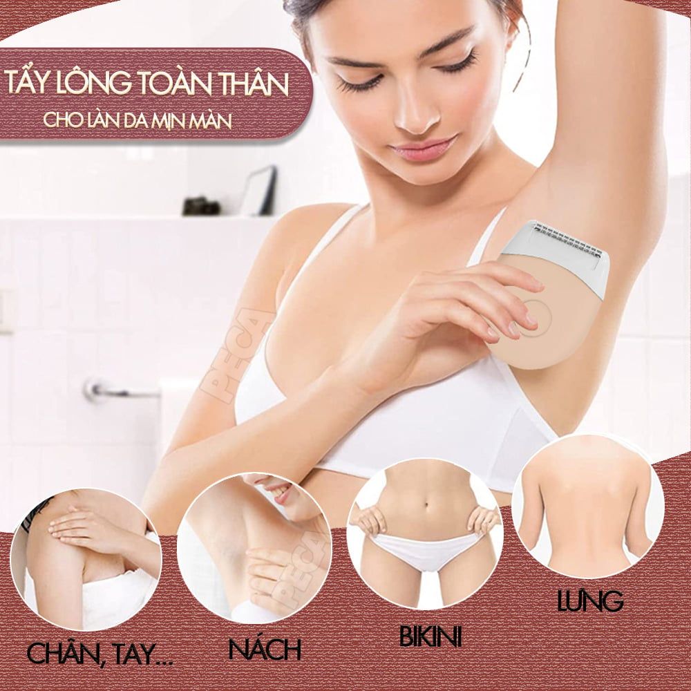 Máy tẩy lông mini Kemei KM-3213 chuyên dùng cạo lông toàn thân chống thấm nước dùng cạo cho mặt ,râu, ria mép sử dụng pin sạc tiện lợi