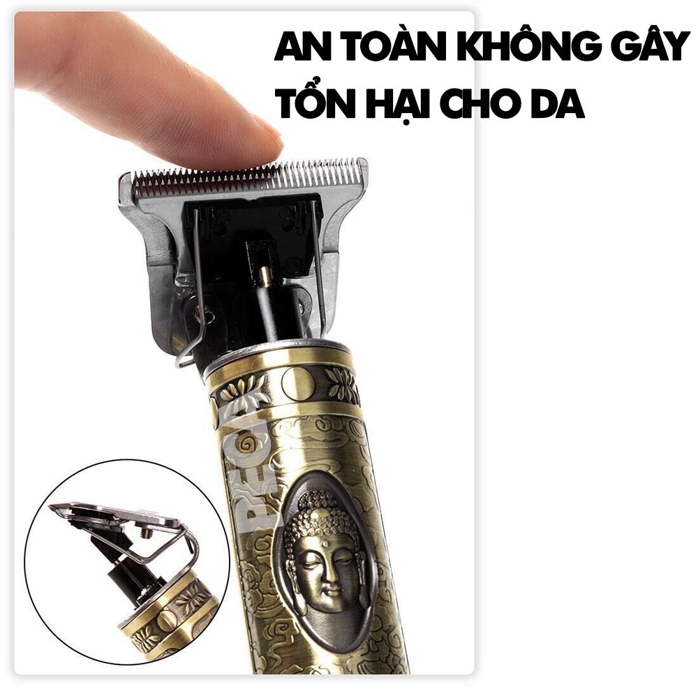 Tông đơ chấn viền không dây Kemei KM-1974A có 2 pin rời, có thể sạc lại,có thể khắc tatoo, cạo trắng... - CHÍNH HÃNG