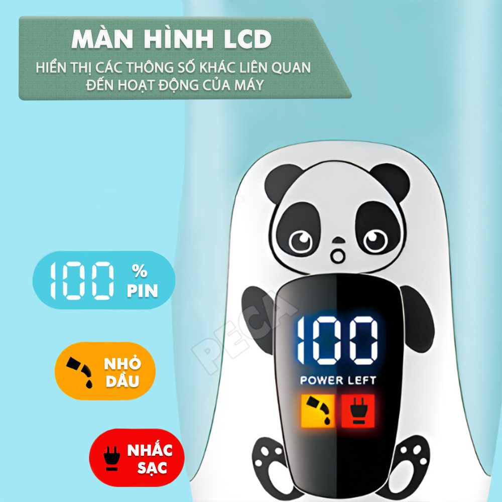 Tông đơ cắt tóc trẻ em Kemei KM-965 có thể cắt tóc, chấn viền cạo tóc dùng được cho trẻ sơ sinh - Bảo hành chính hãng 12 tháng