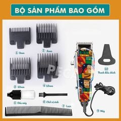 Tông đơ cắt tóc cắm điện trực tiếp KEMEI KM-MAX2093 chuyên nghiệp công suất mạnh 10W