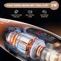 Tông đơ cắt tóc chuyên nghiệp Kemei KM-1686 lưỡi cắt mạ carbon công suất mạnh 5W tốc độ hoạt động lên đến 9000RPM- Hàng chính hãng