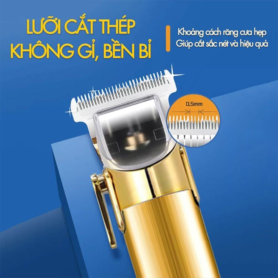 Tông đơ cắt tóc chuyên nghiệp KEMEI KM-MAX5087 / KM-5087 thiết kế cá tính baber công suất mạnh 5W mạnh mẽ