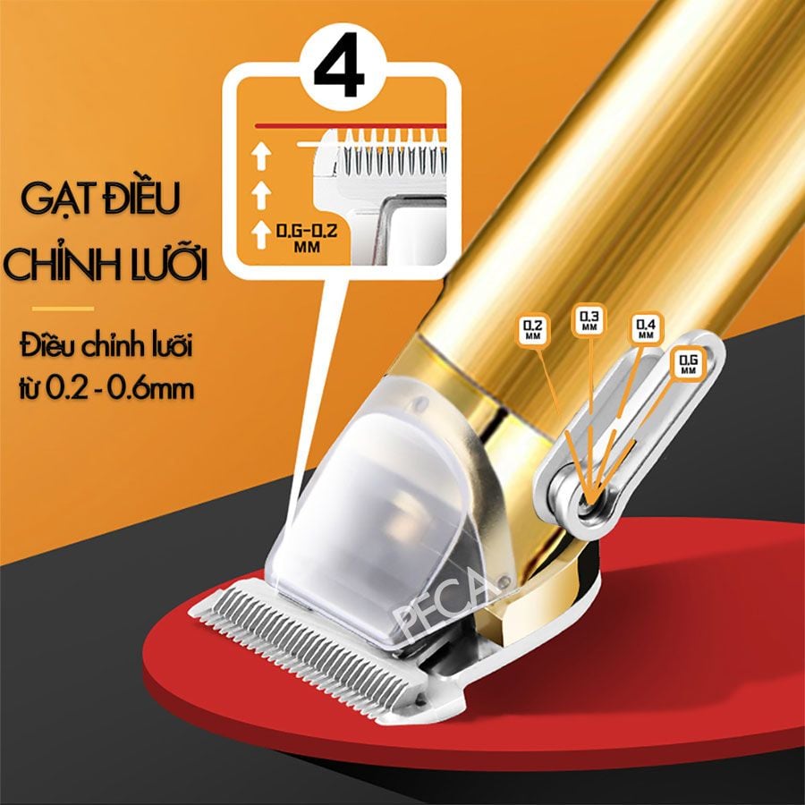 Tông đơ cắt tóc chuyên nghiệp KEMEI KM-MAX5087 / KM-5087 thiết kế cá tính baber công suất mạnh 5W mạnh mẽ