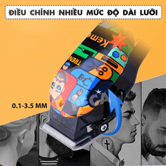 Tông đơ cắt tóc cắm điện trực tiếp KEMEI KM-MAX2093 chuyên nghiệp công suất mạnh 10W