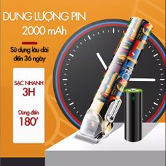 Tông đơ cắt tóc chuyên nghiệp KEMEI KM-MAX5087 thiết kế cá tính baber công suất mạnh 5W mạnh mẽ