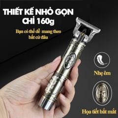 Tông đơ chấn viền không dây Kemei KM-1974A có 2 pin rời, có thể sạc lại,có thể khắc tatoo, cạo trắng... - CHÍNH HÃNG