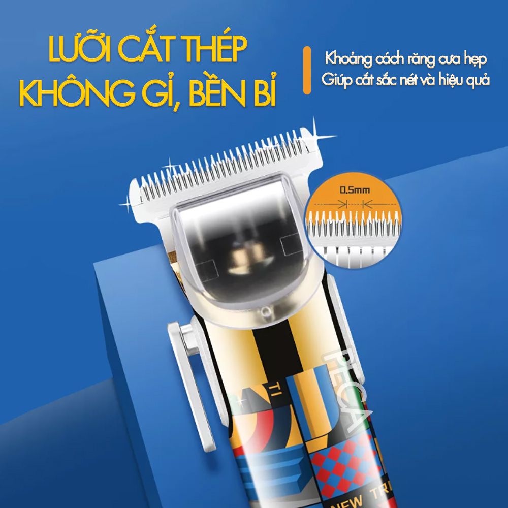 Tông đơ cắt tóc chuyên nghiệp KEMEI KM-MAX5087 thiết kế cá tính baber công suất mạnh 5W mạnh mẽ