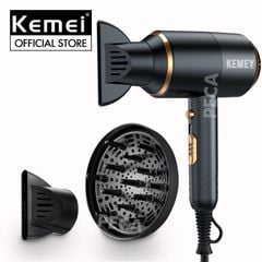 Máy sấy tóc KEMEI KM-8896 siêu công suất 4000W mạnh mẽ với 2 luồng khi nóng lạnh chuyên nghiệp phù hợp mọi loại tóc