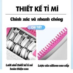 Máy tẩy lông Kemei KM-189A tẩy nhổ lông toàn thân, dùng pin sạc chuyên nghiệp - Hàng chính hãng