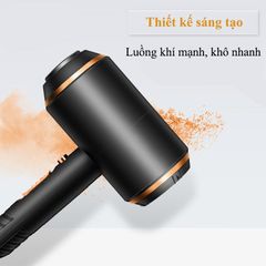 Máy sấy tóc KEMEI KM-8896 siêu công suất 4000W mạnh mẽ với 2 luồng khi nóng lạnh chuyên nghiệp phù hợp mọi loại tóc